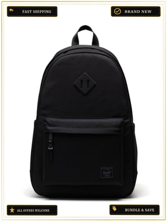 Herschel Heritage Backpack 24L Recycled Polyester Laptop Backpack Travel Hiking main image 5